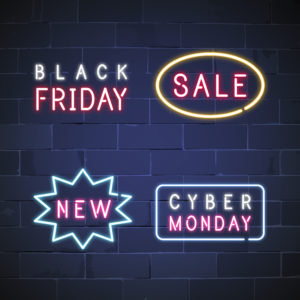 Cyber Monday and Black Friday